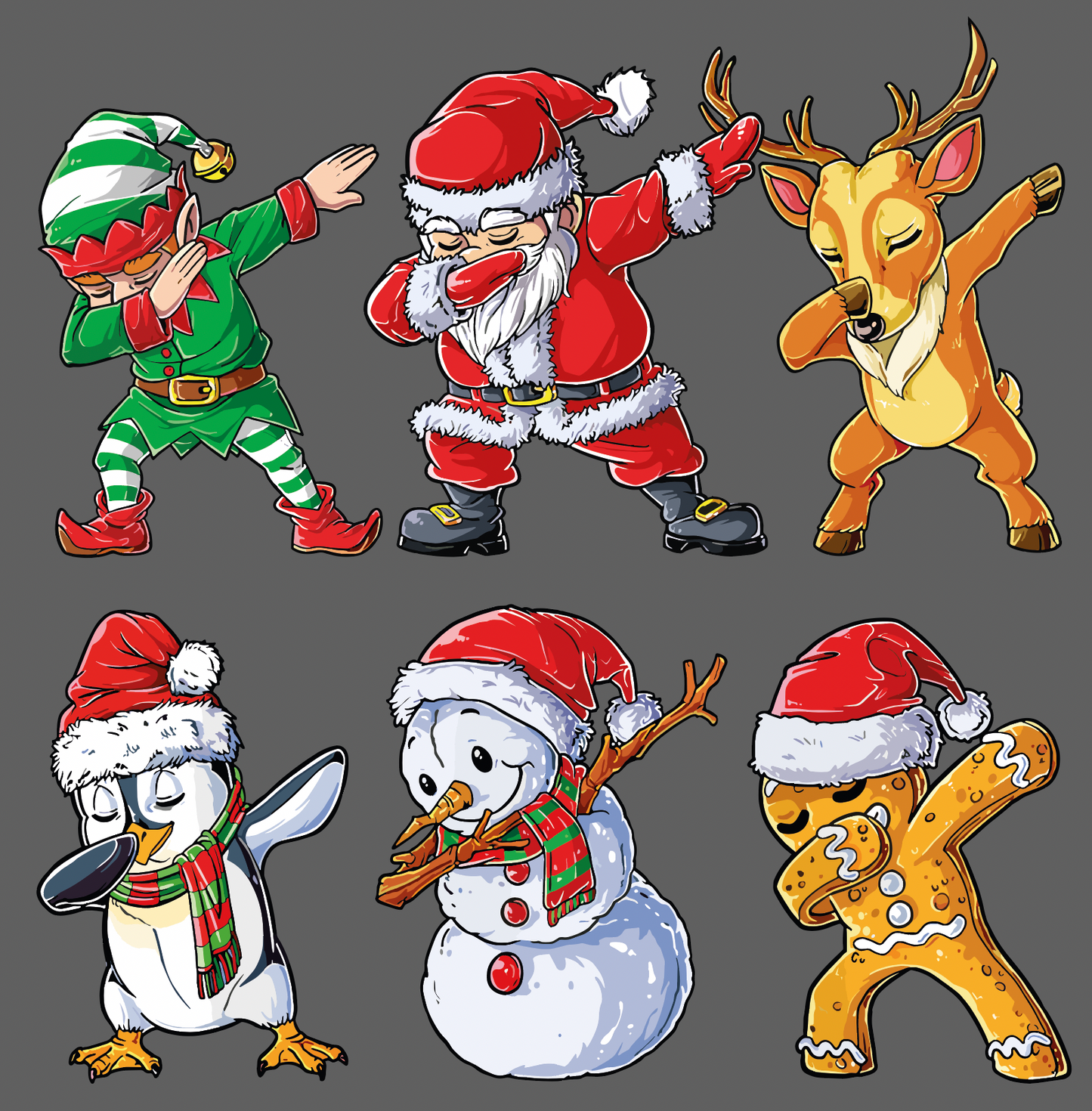 Uzlīme Dabbing Christmas - MuseEffect