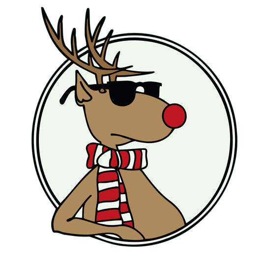 Uzlīme briedis ar saulesbrillēm - MuseEffect